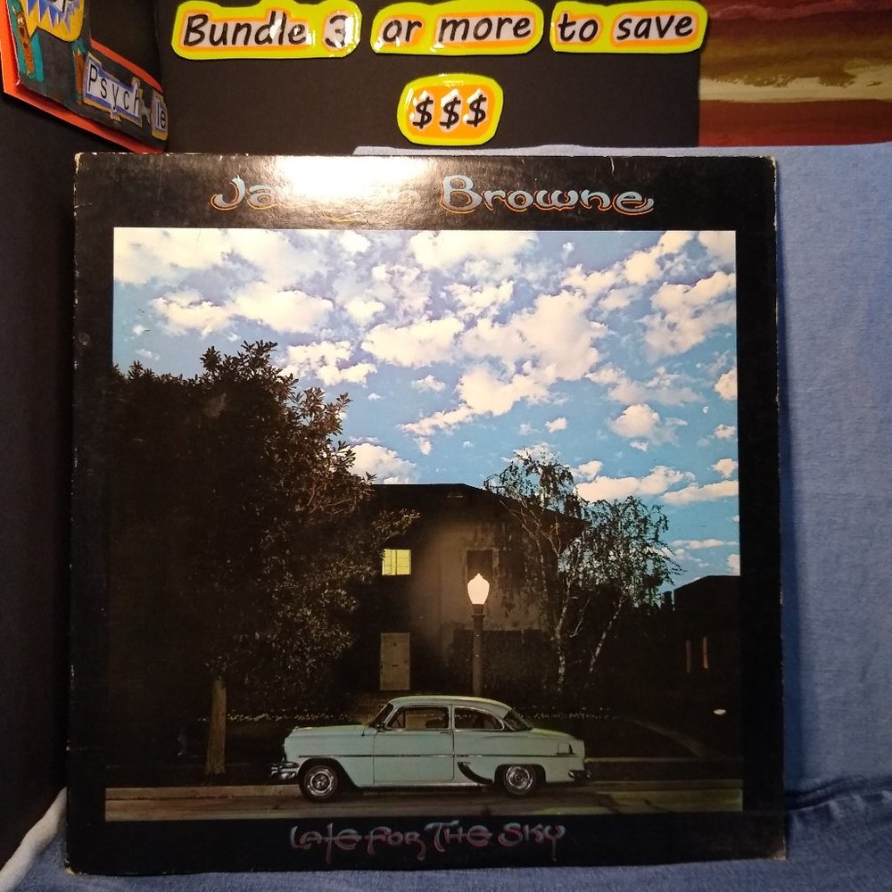 Jackson Browne Late For The Sky 1974 Vinyl Record